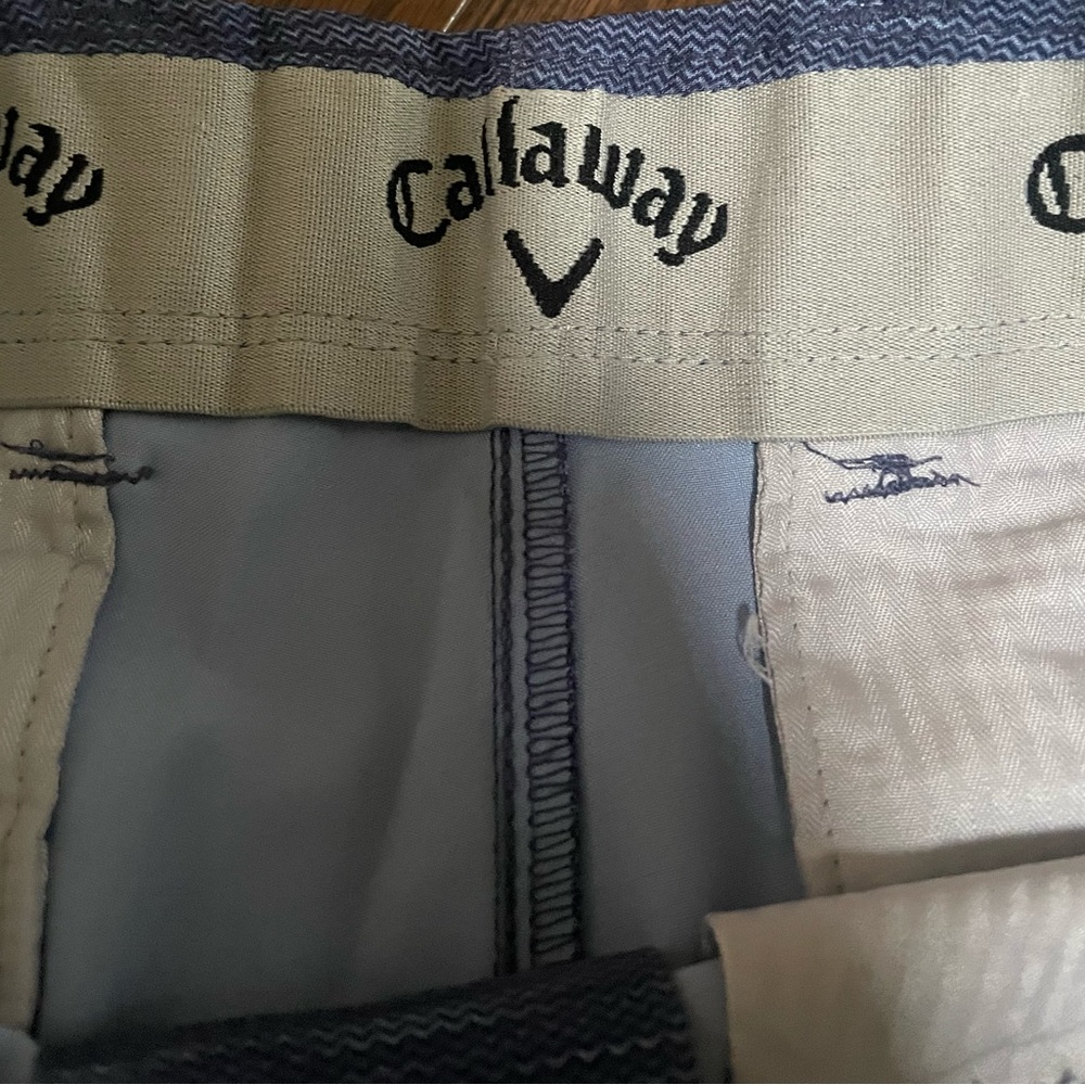 Men’s Callaway Blue Golf Shorts - Picture 2 of 3